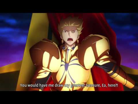 Fate Zero Gilgamesh Won T Use Ea Eng Sub Youtube