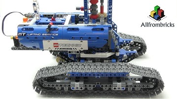 Lego Technic 42042 Crawler Crane Review 4K