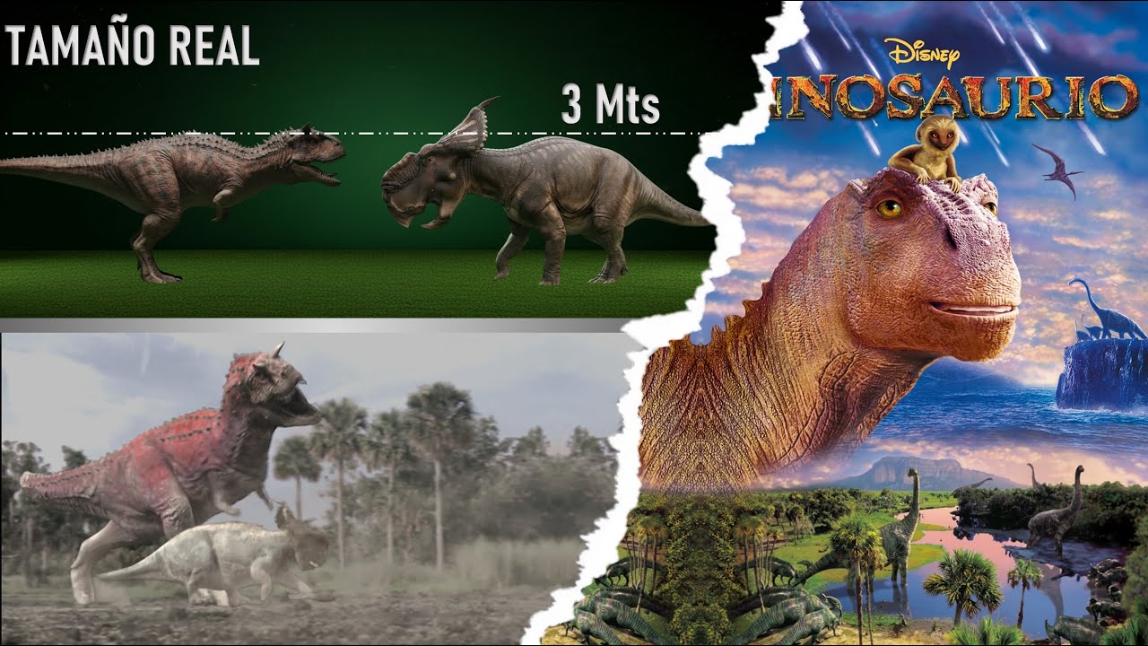 DINOSAURIO | Tamaños Reales y Ficticios