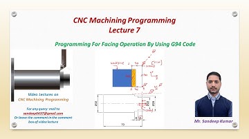 Lecture 7 | Program for Facing Operation Using G94 Code | Box Facing | CNC Machining Programming