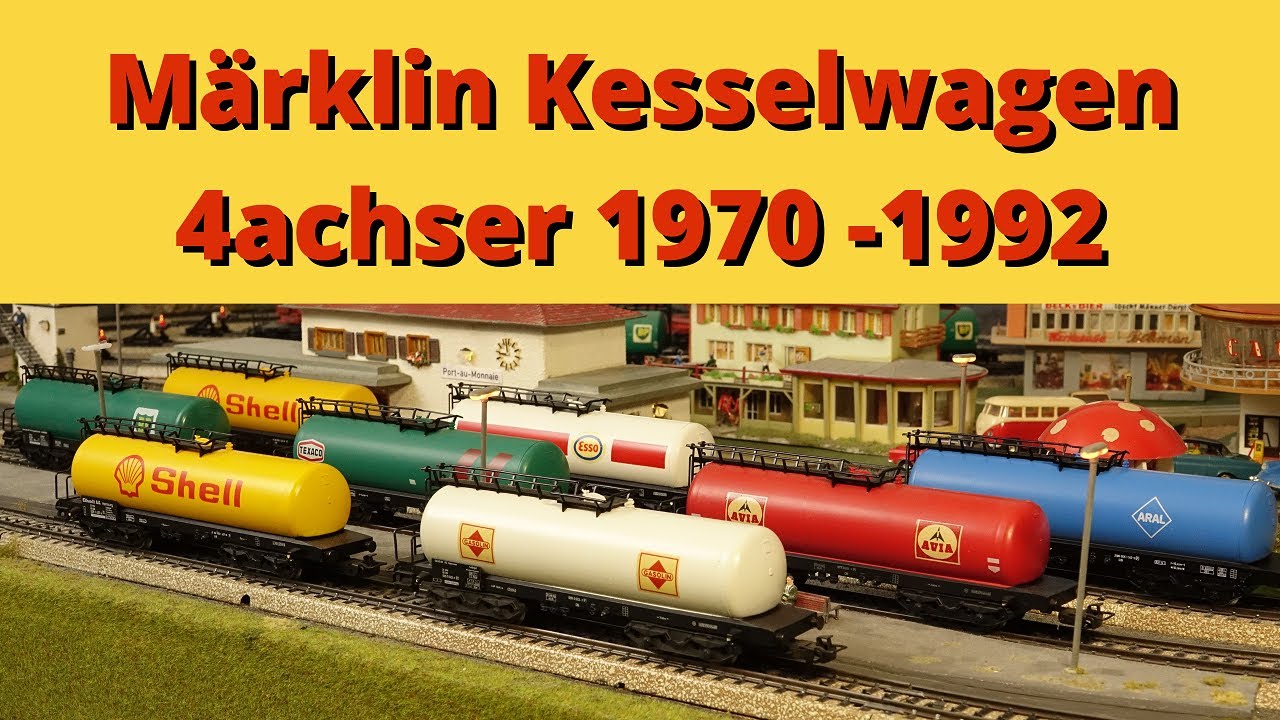 Märklin, sind das alle Varianten der 4achsigen Mineralölkesselwagen von 1970 - 1992 ?