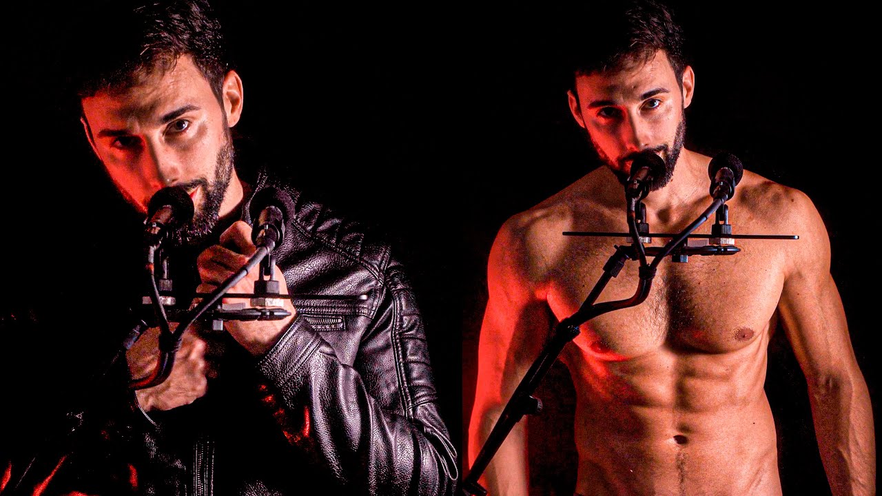 ASMR Leather Jacket & Shirtless Reveal (Deep Sleep Triggers)