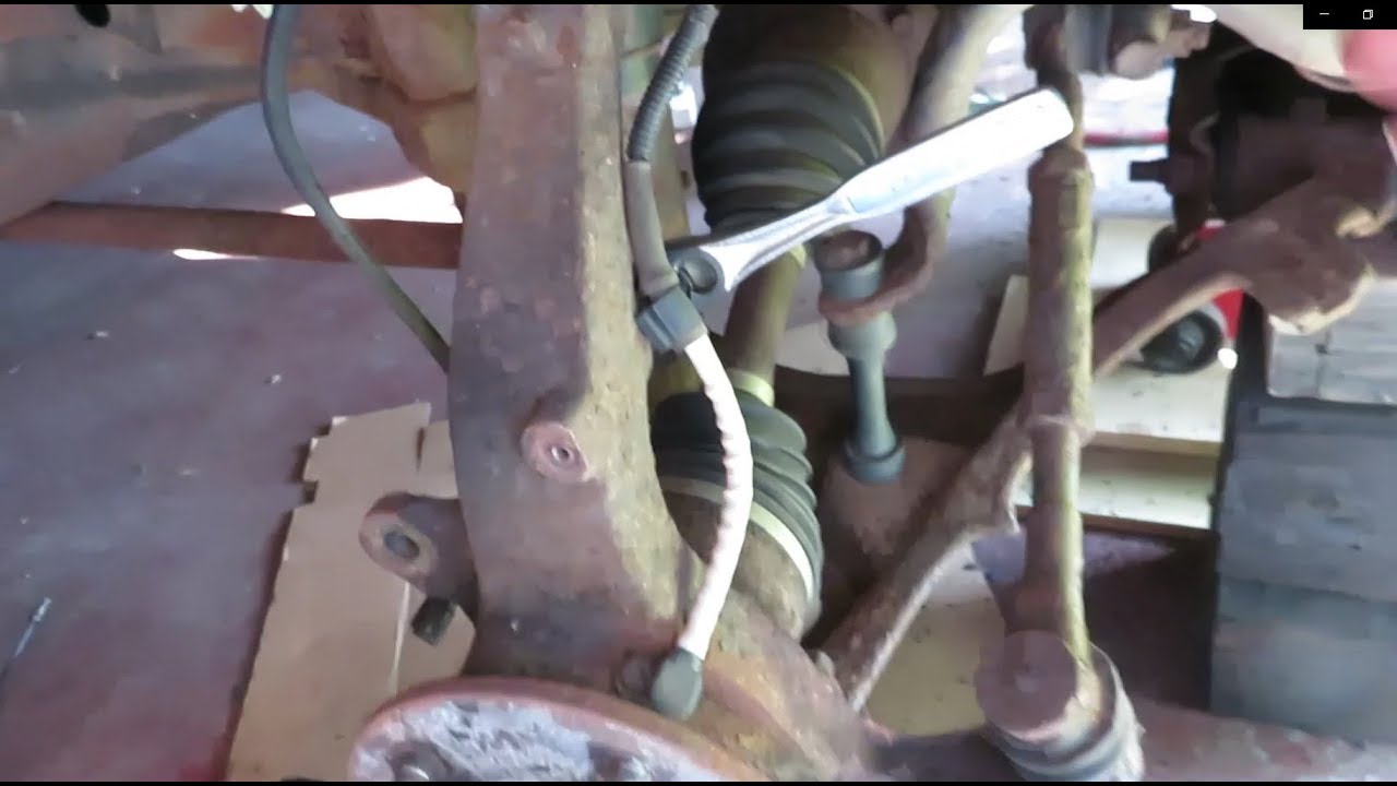 How to Replace an ABS Wheel Sensor Ford F150 - YouTube