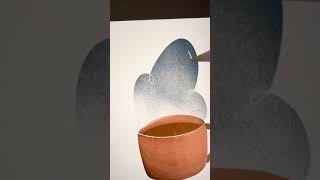 procreate tutorial: HOT coffee #shorts