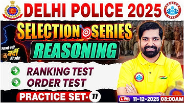 Delhi Police Reasoning Classes | Delhi Police Constable Reasoning Practice Set 11 | DP Reasoning MCQ