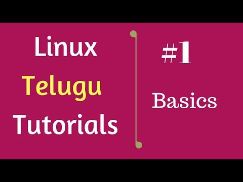 #1 linux basics Telugu Tutorials