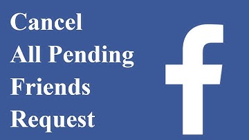 How To Cancel All Pending Friend Request On Facebook In One Click