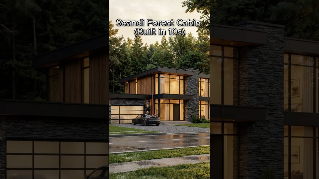 Scandi Forest Cabin (Build in 10s)