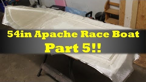 54in Rc Apache Race Boat Build Part 5