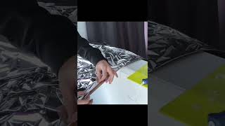 Make A Foil Party Backdrop Using A Table Cover #shorts Make A Foil Party Backdrop Using A Table Cover #shorts