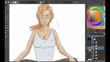 #2 speedpainting (Lights & shadows)  with krita