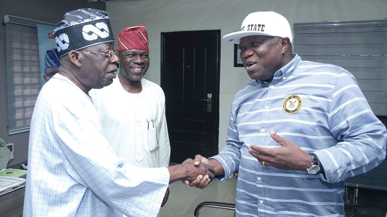 TINUBU AND AMBODE SAGA LAGOSIAN DISAGREE, AMBODE IS FOR MASESS WHILE SANWOLU IS FOR APC PARTY odunlade adekola movies download