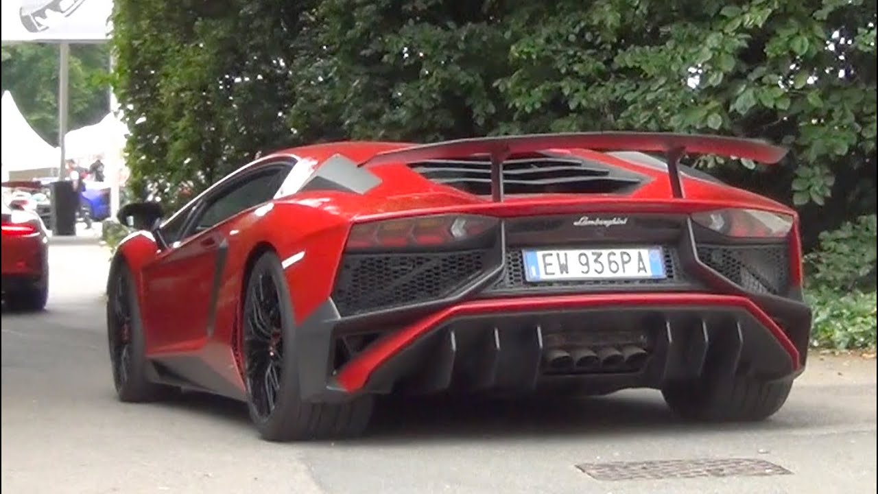 15 Lamborghini Aventador Sv Sound Accelerations And Details Youtube