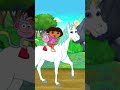 Dora la Exploradora | ¡Canta &quot;Stomp Your Feet&quot; con Dora, Botas y el rey unicornio! 🦄 #Shorts