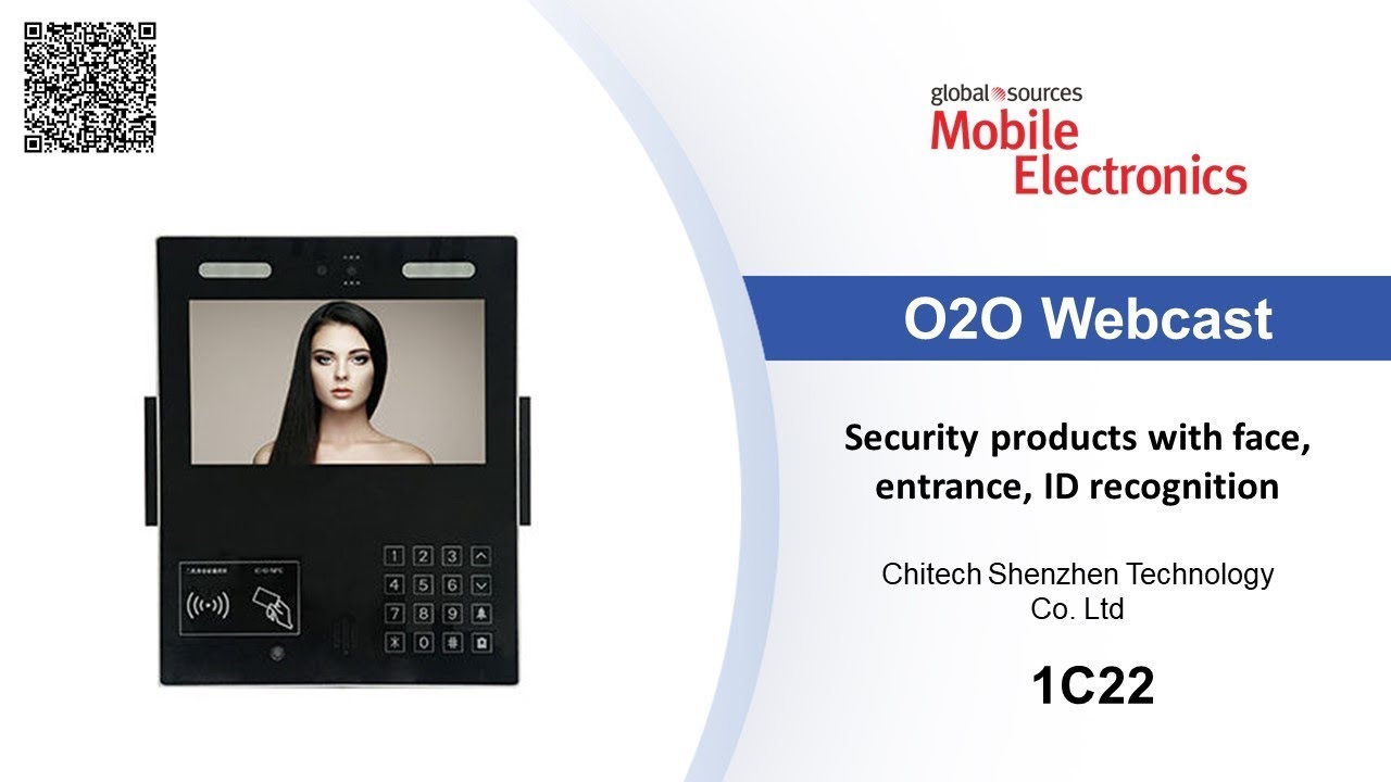 Security products with face, entrance, ID recognition - Mobile Electronics show