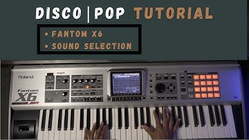 EASY Disco | Pop Tutorial  Roland Fantom X6 Making the beat