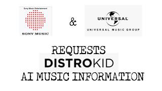 Sony & Universal Request Distrokid AI Music Information for Suno AI Music Lawsuit