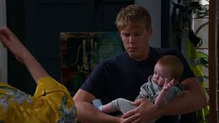 Emmerdale - Rebecca Leaves Seb With Robert