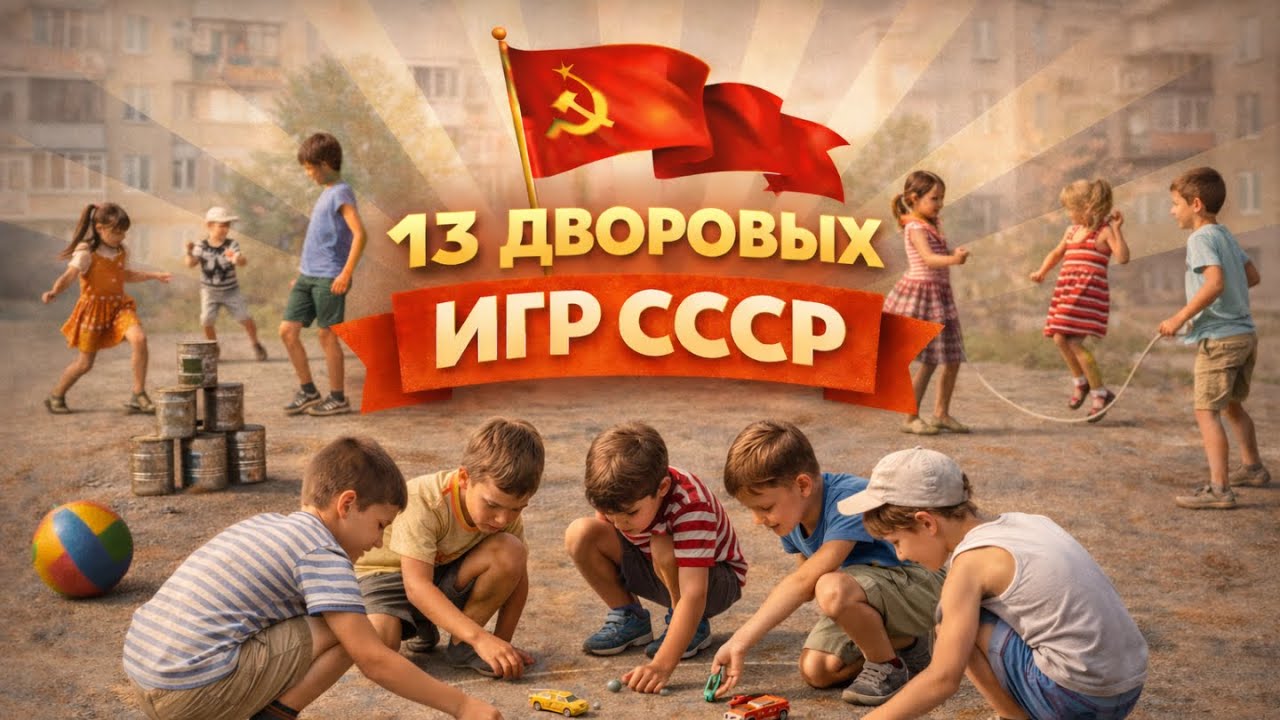 Во что играли, пока НЕ БЫЛО ИНТЕРНЕТА? 13 культовых дворовых игр СССР, о которых никто НЕ ПОМНИТ.