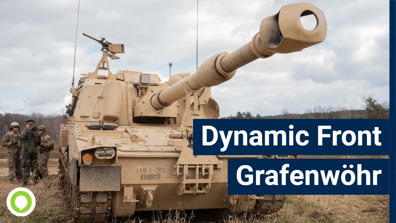 Artillerieübung Dynamic Front 23 in Grafenwöhr