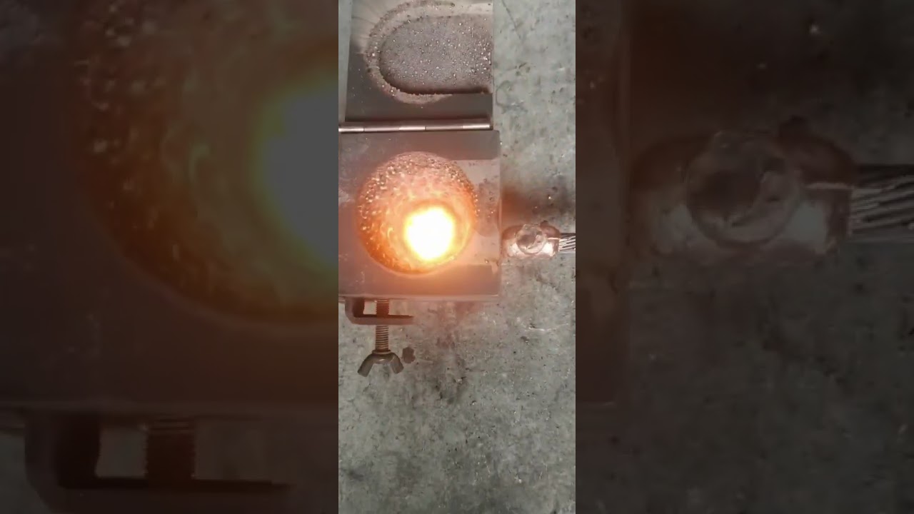 The density of exothermic welding molds is above 1.82, and the number of welding is high.