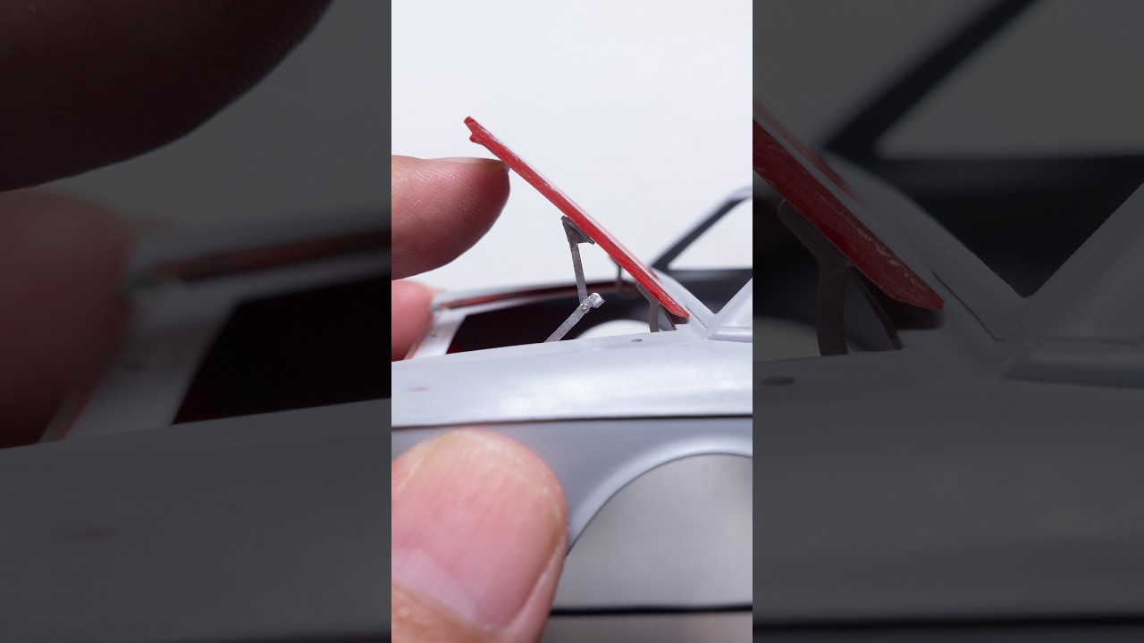 ヒンジアームの制作（LANCIA FULVIA HF） #shorts #scalemodel