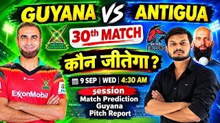 Guyana vs Antigua cpl 2026 30th match prediction, gaw vs abf cpl today match screenshot 1