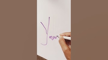 Y Alphabet Beautiful signature practice #shorts #signaturestyle #signaturestyle #trending