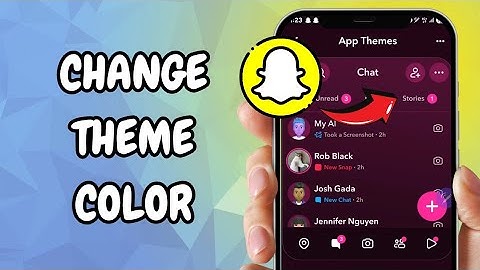 How To Change Snapchat App Theme Colour (2025)!