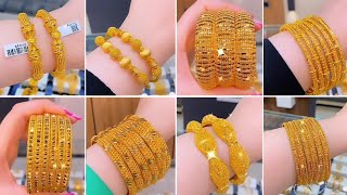 Gold bangles design 2022 |gold jewellery collection| gold kada design for ladies,kada Bangles design screenshot 3