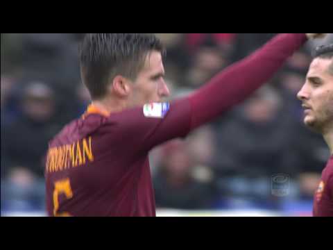 Il gol di Strootman - Roma - Napoli 1-2 - Giornata 27 - Serie A TIM 2016/17