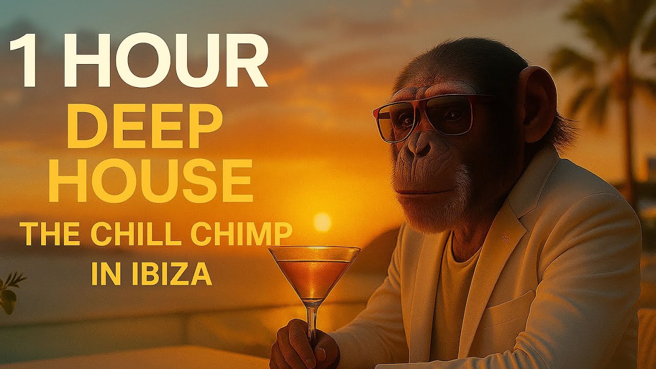 The Chill Chimp 🌅 Ibiza Rooftop Lounge | 1 Hour of Smooth Deep House & Tropical Vibes