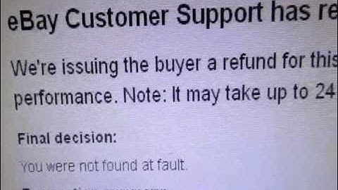 eBay buyer says item does not work  When it DOES WORK Gets refund