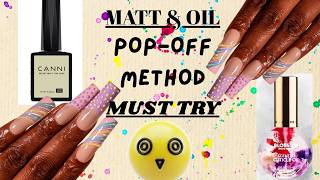 SPRING NAIL SET💅POP-OFF METHOD SATISFYING🤗