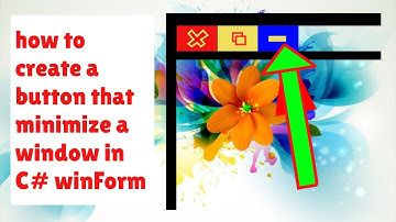 How To Create a Button That Minimize A Window In C# WinForm
