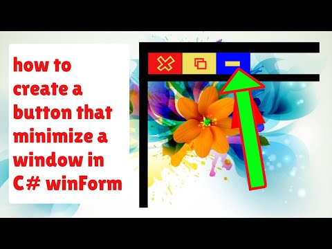 How To Create a Button That Minimize A Window In C# WinForm
