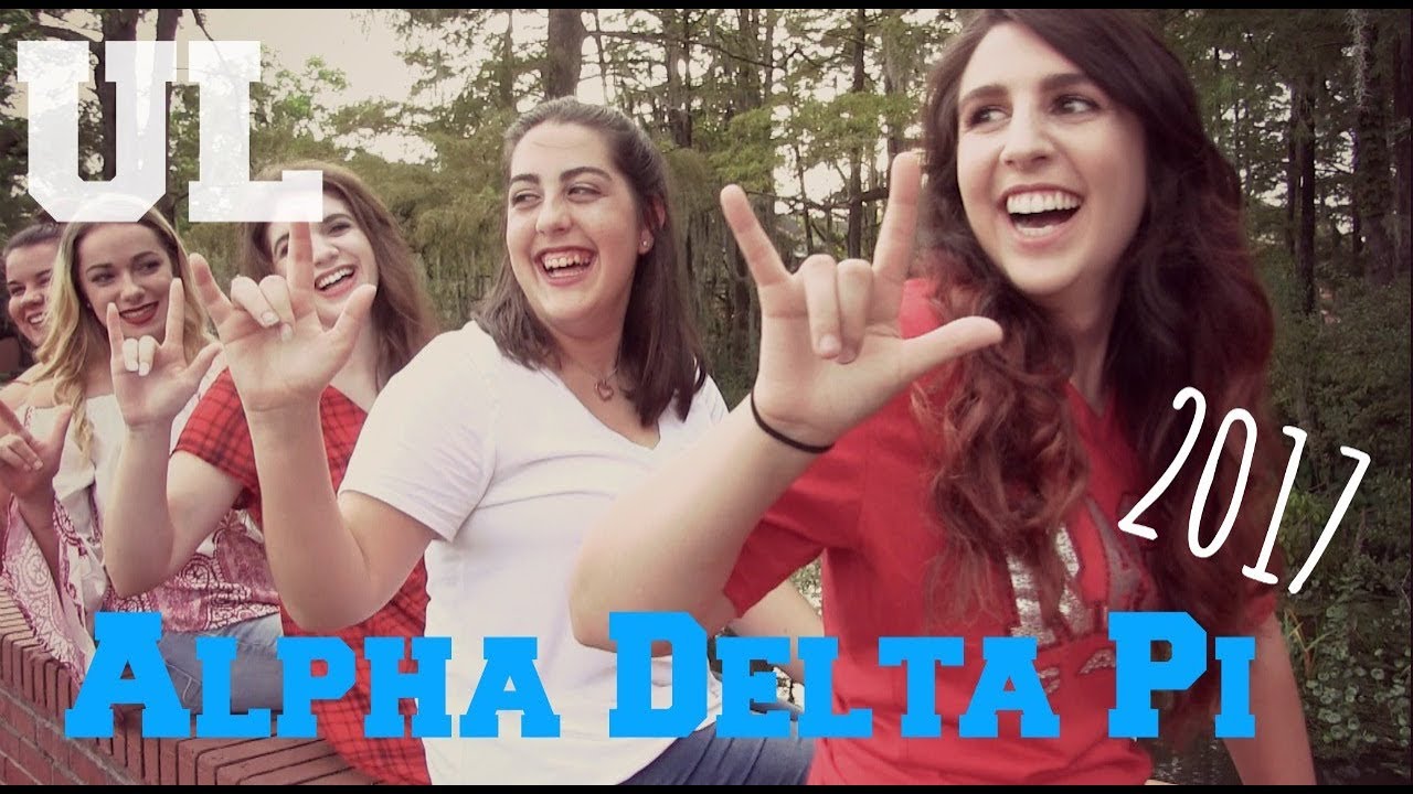 ALPHA DELTA PI - University of Louisiana at Lafayette
