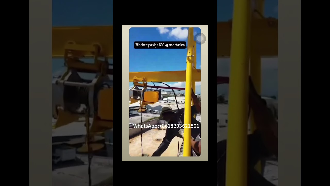 Lift machine construction electric winch lifter crane material handling equipment