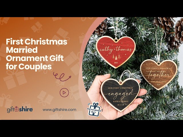 Amazing First Christmas Married Ornament 3 sddefault