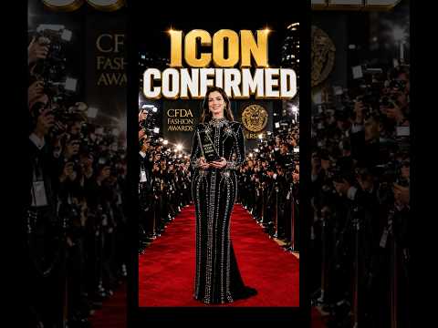 Anne Hathaway's $50K Custom Versace Moment #fashionicon
