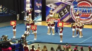 DHS Freshmen Cheer at Cheer Pros State Competition