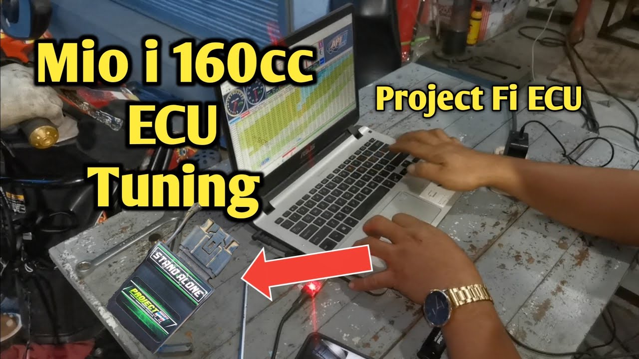 Mio i 160cc ECU Tuning |PROJECT FI ECU |Tune by : Tano Tune FItech |Mel ...