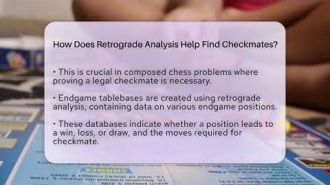 How Does Retrograde Analysis Help Find Checkmates? - The Board Game Xpert