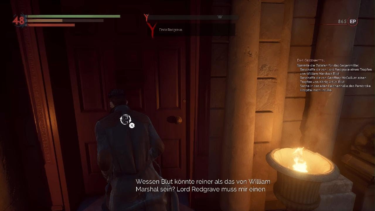 Vampyr Schluss mit der Farce Lord Redgrave