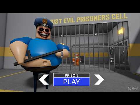 Roblox Barry’s Prison Run Story Obby EASY MODE - Walkthrough and Boss Battle #Roblox #OBBY