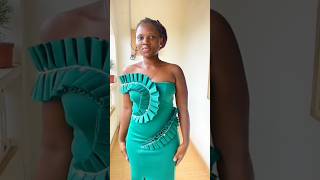 Pleated bodycon dress. #dressmaking #sewing #sewingtutorial #fashion #diy