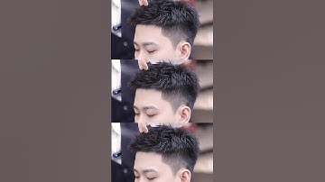 Kiểu Tóc Crop cho người trán thấp . #haircut #menhairstyle #hairstyle #tạokiểutóc #crophaircut