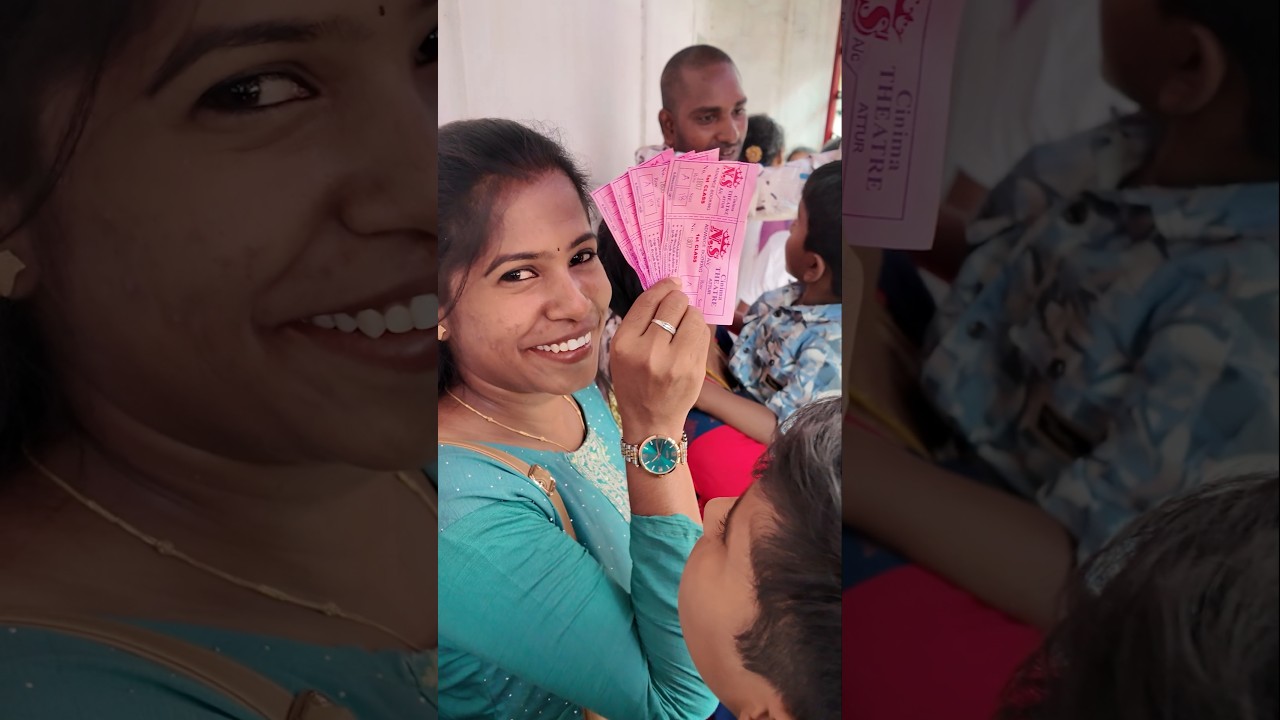 ஜனநாயகன் பார்த்து பிரனேஷ் Emotional 😢💔 | Family Theatre Vlog #shorts #vijay #jananayagan
