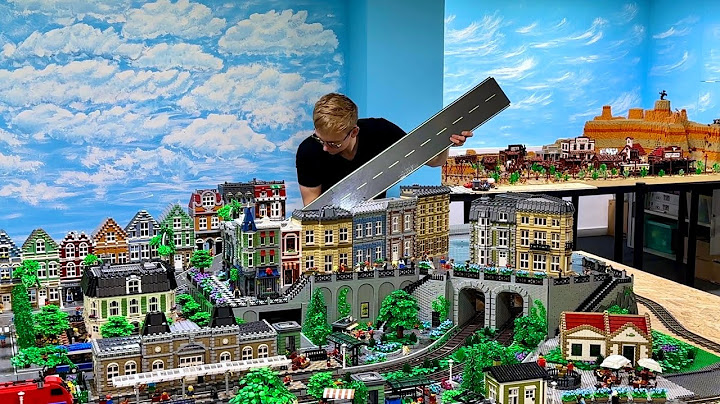 Straßenarbeiten im neuen Stadtteil... Bau einer Lego Stadt Teil 289.