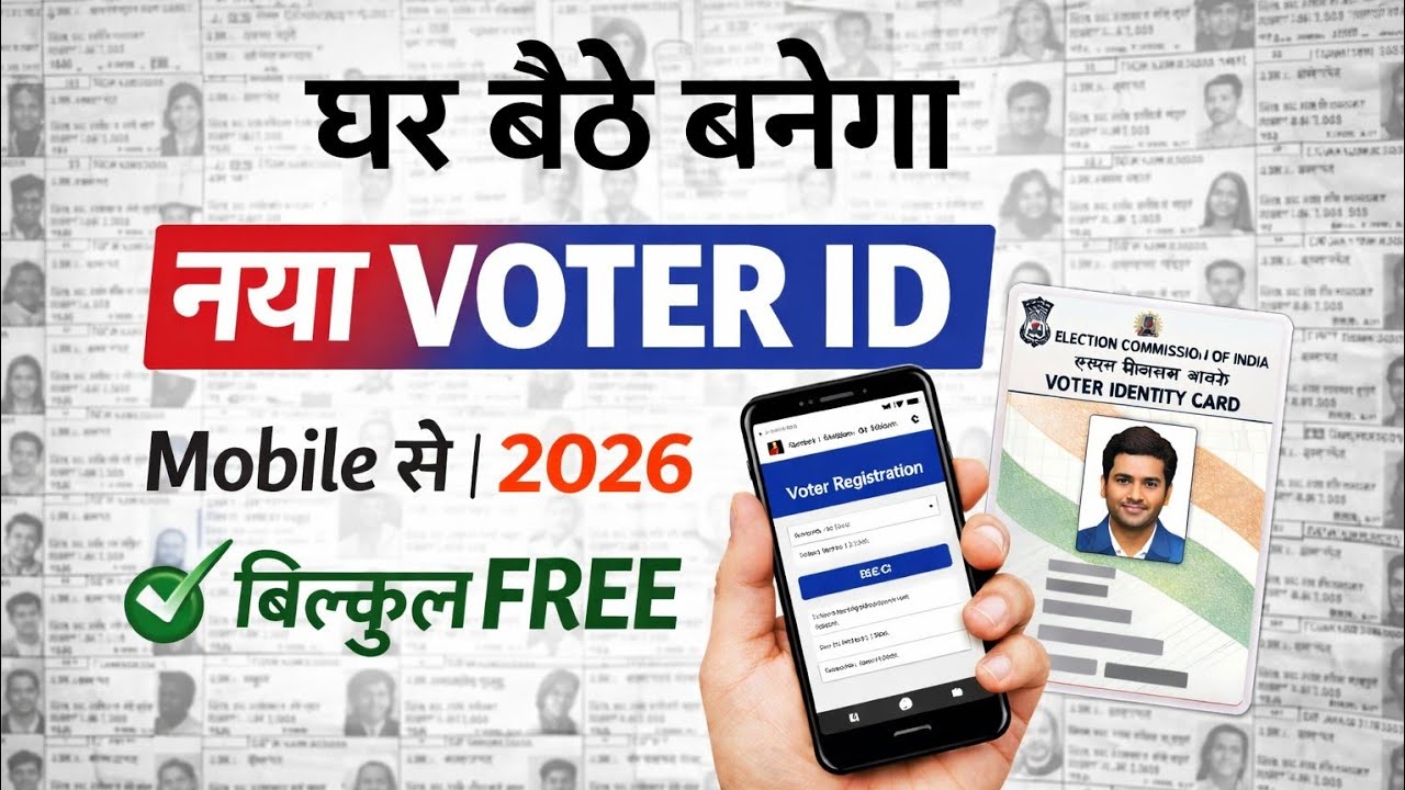 Voter ID Card 2026 | Mobile Se Ghar Baithe Banaye | New Update